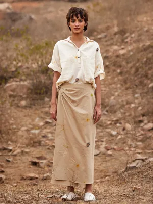 Oxford Wrap Skirt