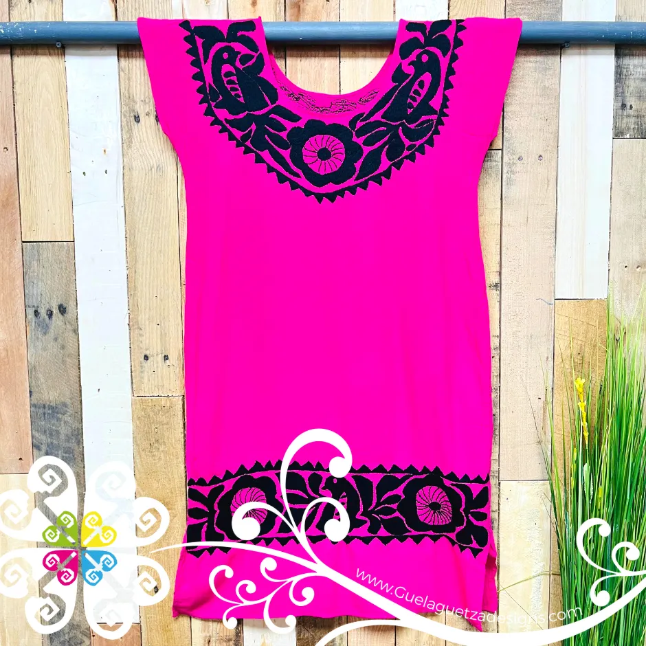 Pajaros Embroider Dress - Vestido Doble Bordado