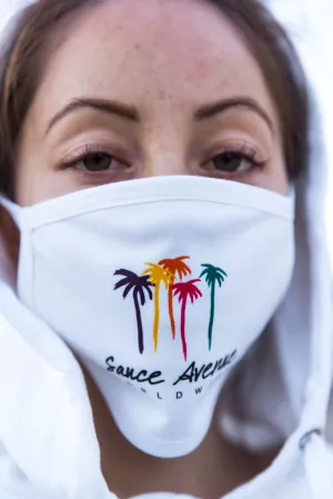 Palm Trees SA Worldwide | White Face Mask