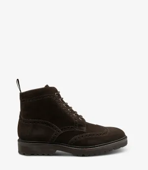 Pegasus Dark Brown Suede