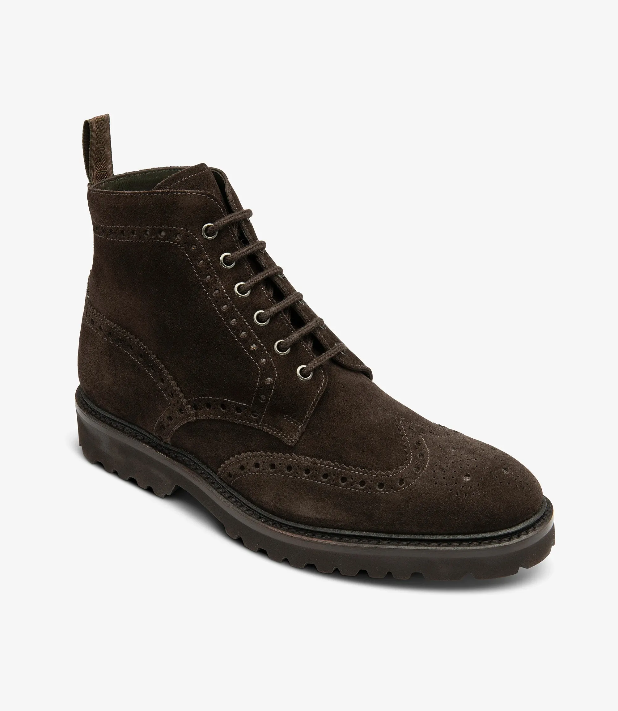 Pegasus Dark Brown Suede
