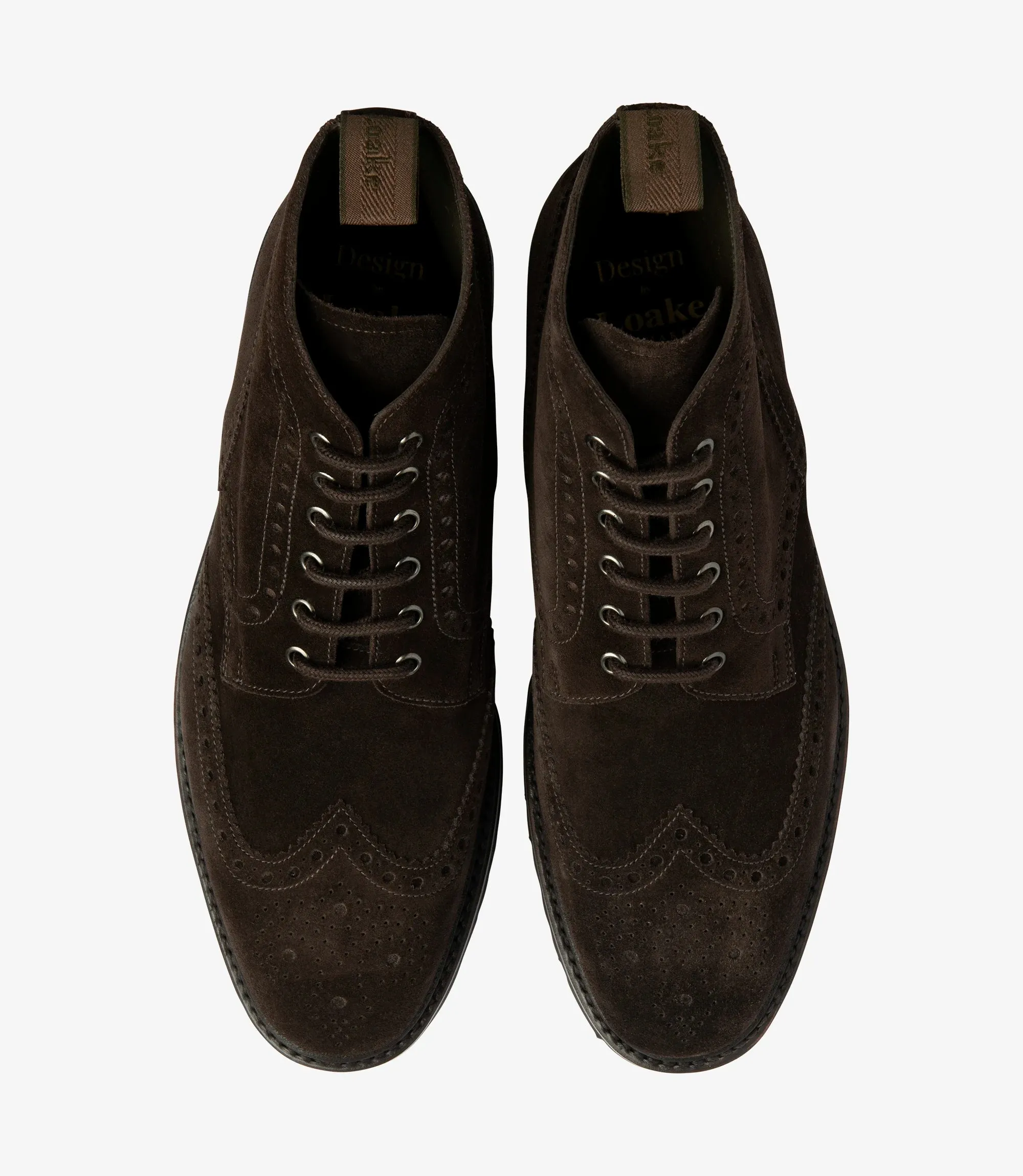 Pegasus Dark Brown Suede