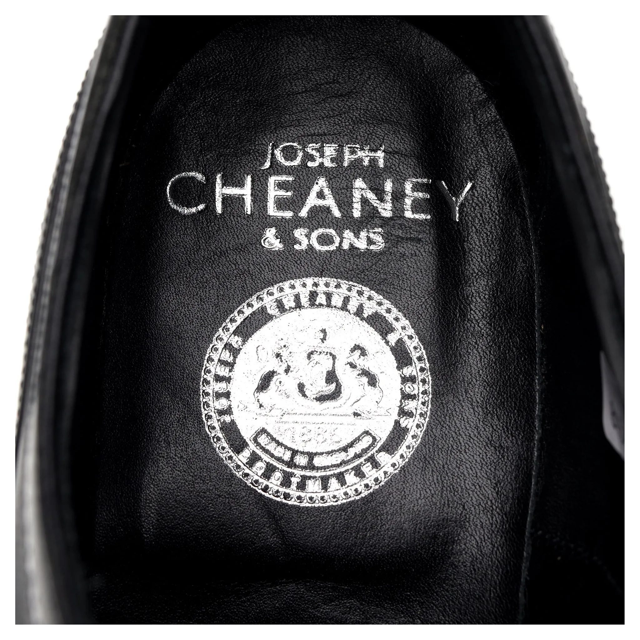 'Pimlico' Black Leather Oxford Brogues UK 10 F