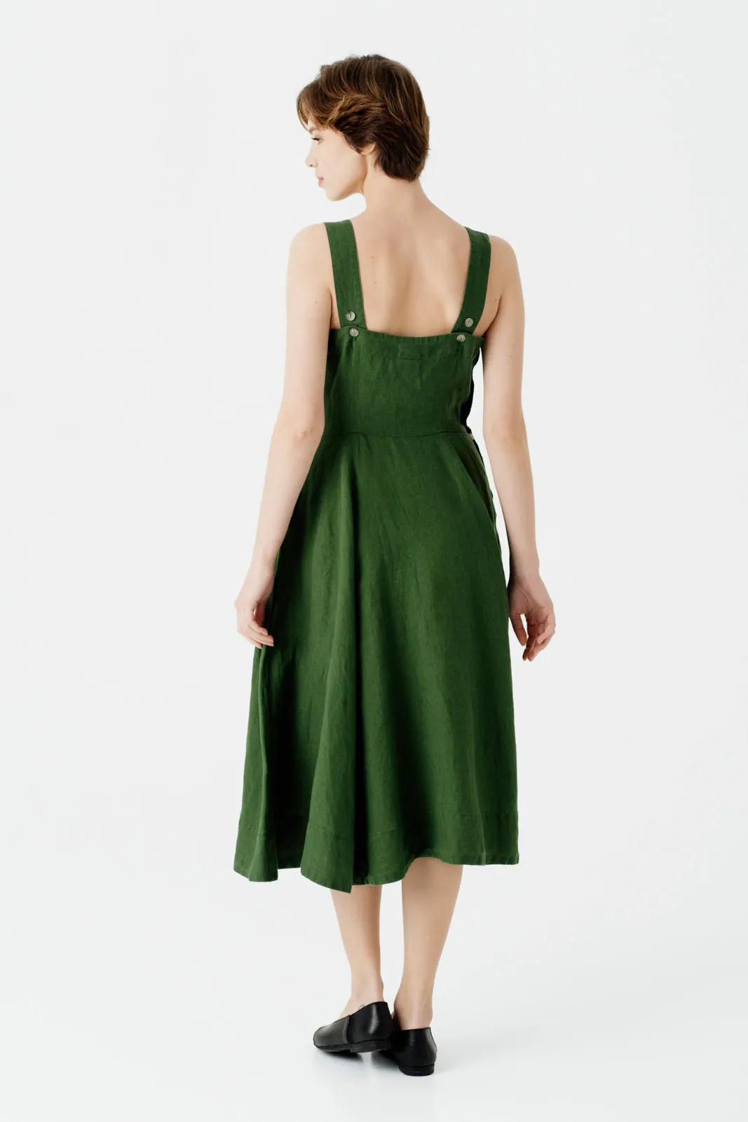Pinafore Dress, Sleeveless, Marigold