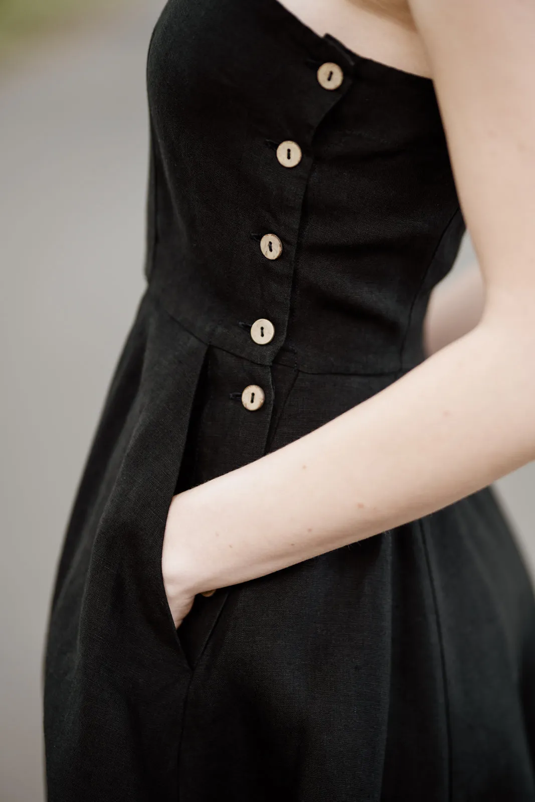 Pinafore Dress, Sleeveless, Marigold