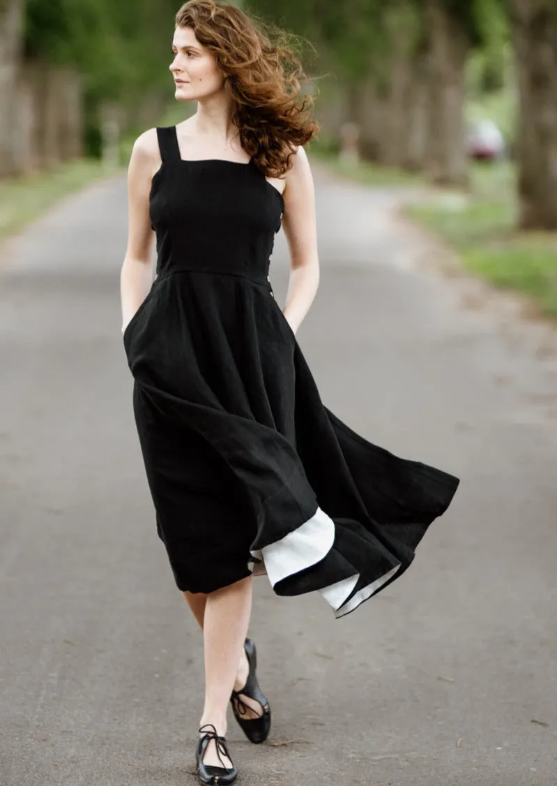 Pinafore Dress, Sleeveless, Marigold