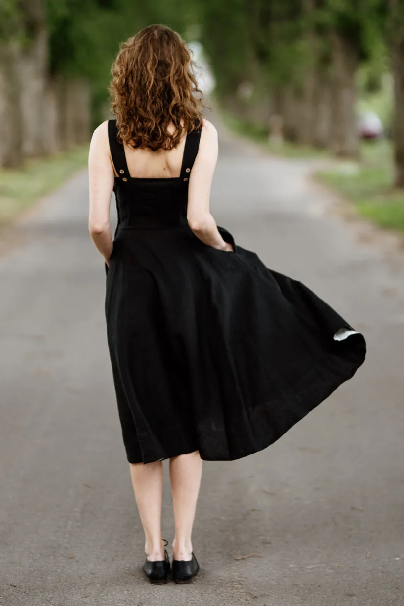 Pinafore Dress, Sleeveless, Marigold