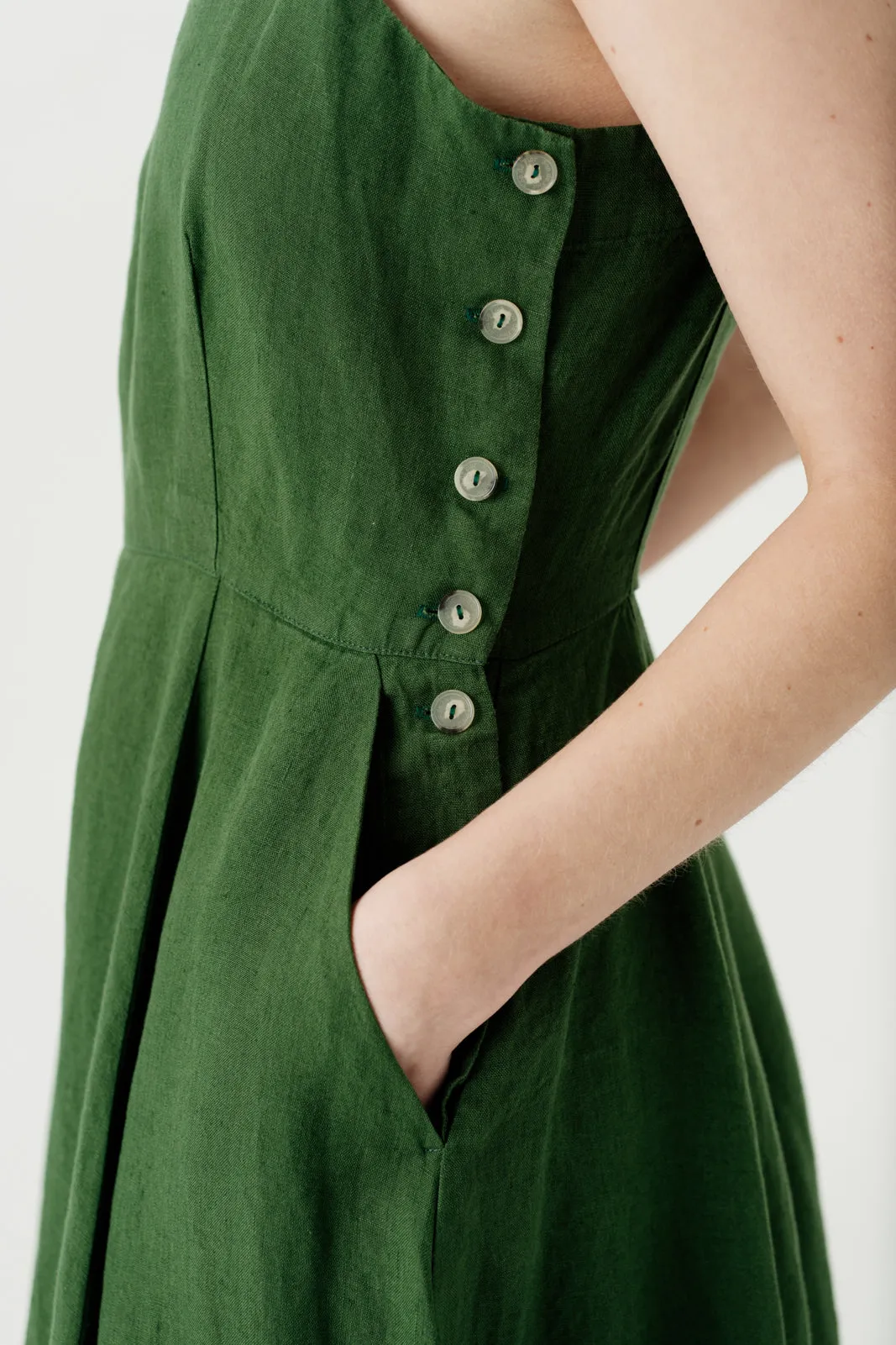 Pinafore Dress, Sleeveless, Marigold