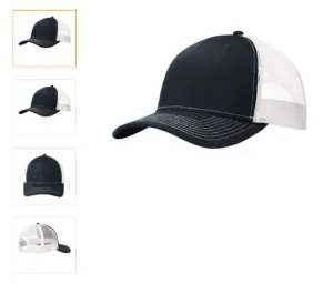 Port Authority Navy White Snapback Trucker Cap