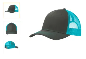 Port Authority  Neon Blue Snapback Trucker Cap
