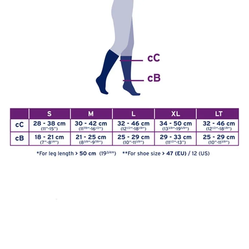PR/1 JOBST MEDICAL LEG WEAR, MEN,KNEE HIGH, RIBBED, 30-40MMHG, MD TALL,  BLACK, CLOSED TOE