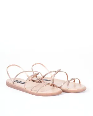 praxe sandal - camel satin