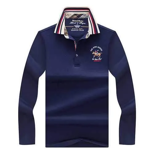 Printed Collar Casual Business Golf Shirt