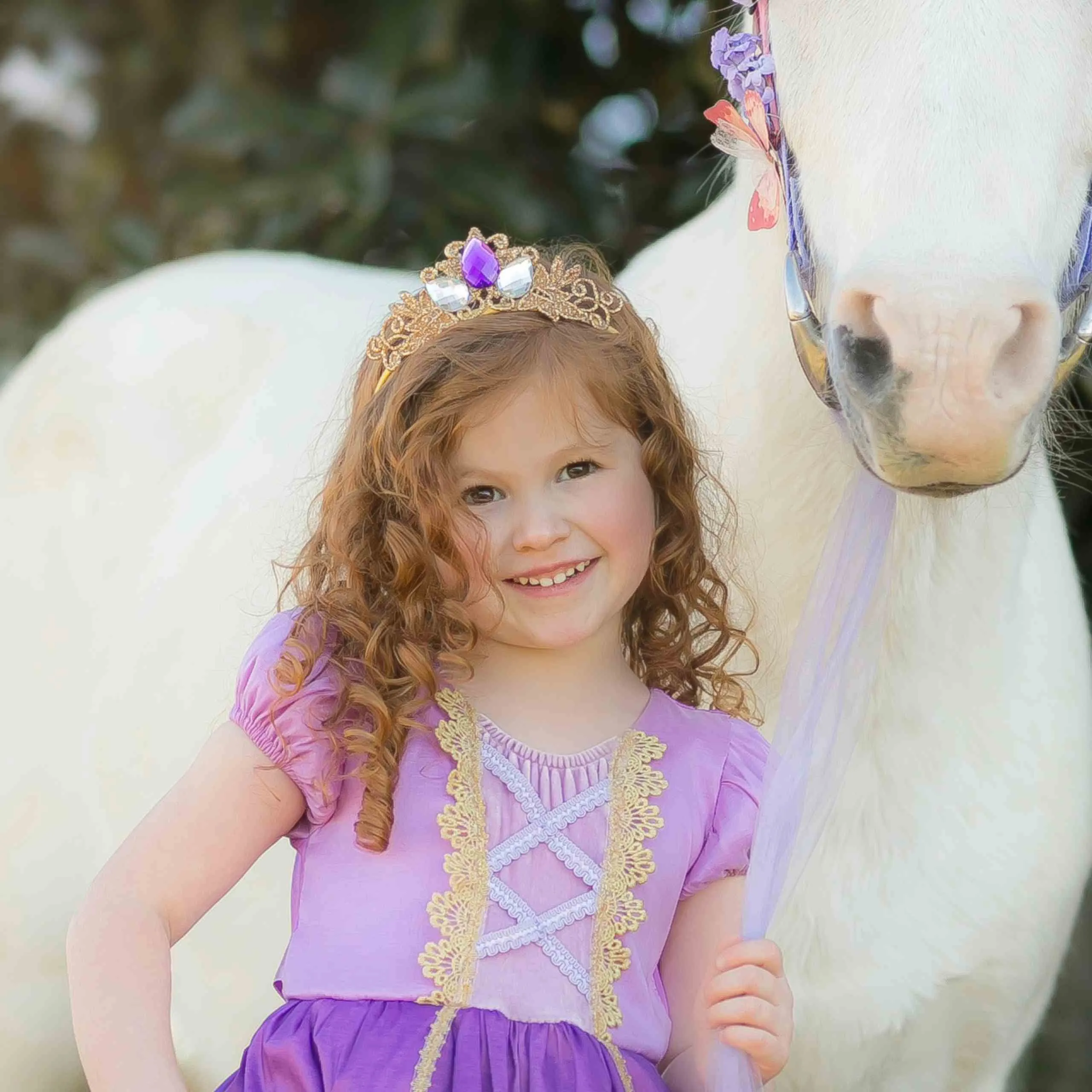 Pure Radiance Princess Crown - Purple/Clear - Wholesale
