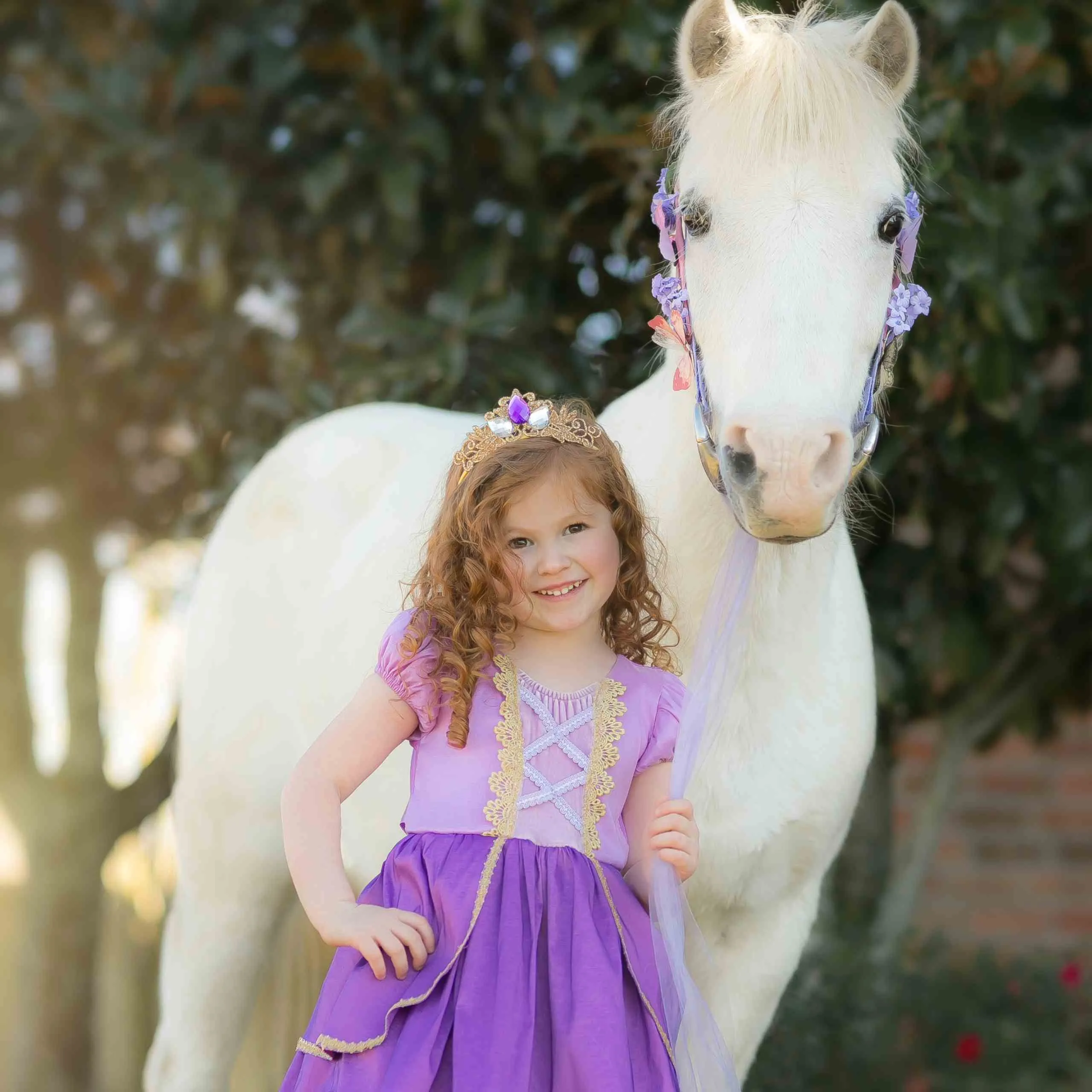 Pure Radiance Princess Crown - Purple/Clear - Wholesale