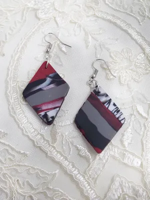 Red, White, and Black Diamond
