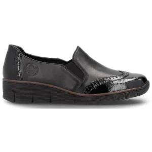 Rieker 53776-00 (Wand) Black Shoes