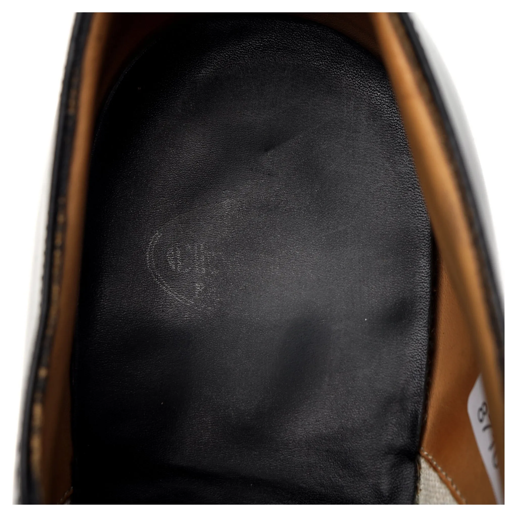 'Rome' Black Leather Oxford Brogue UK 8.5 F