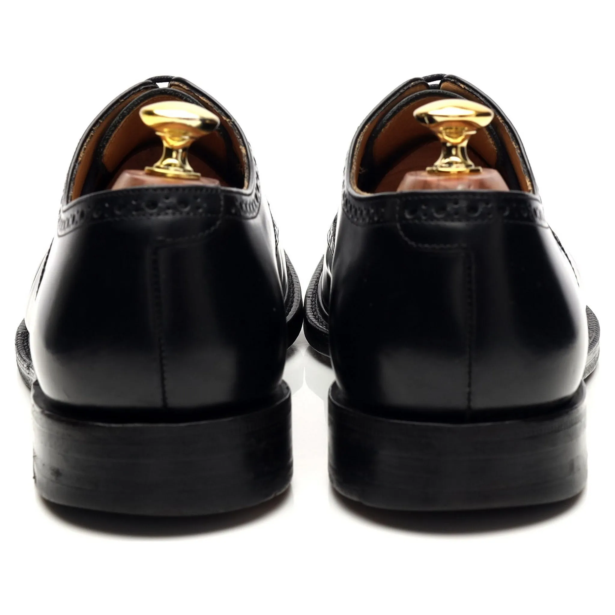 'Rome' Black Leather Oxford Brogue UK 8.5 F