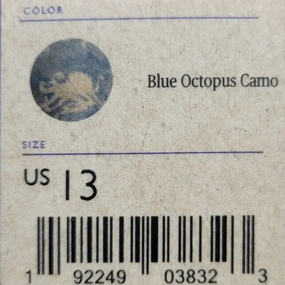 Rothy's The Kids Sneaker Blue Octopus Camo Toddler Little Kids Size 11,12,13, 2