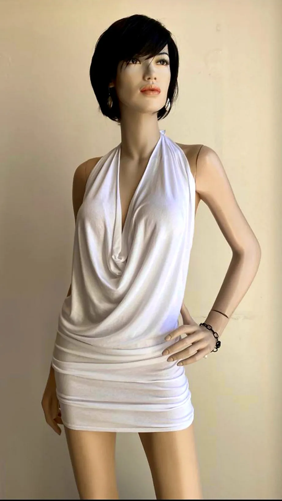 Rubber Ducky Cowl Neck Blouse