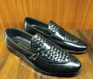 S Side Buckle Black Formal Shoes
