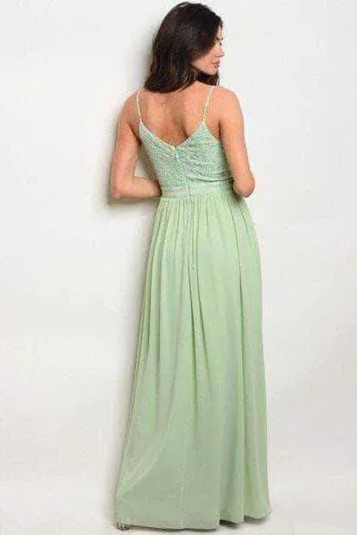 Sage Green Formal Dress