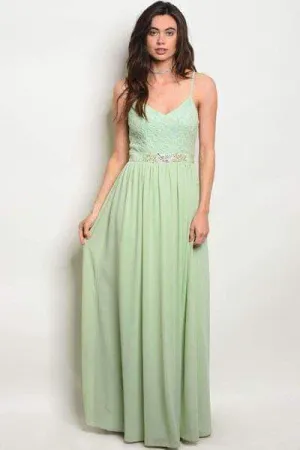 Sage Green Formal Dress