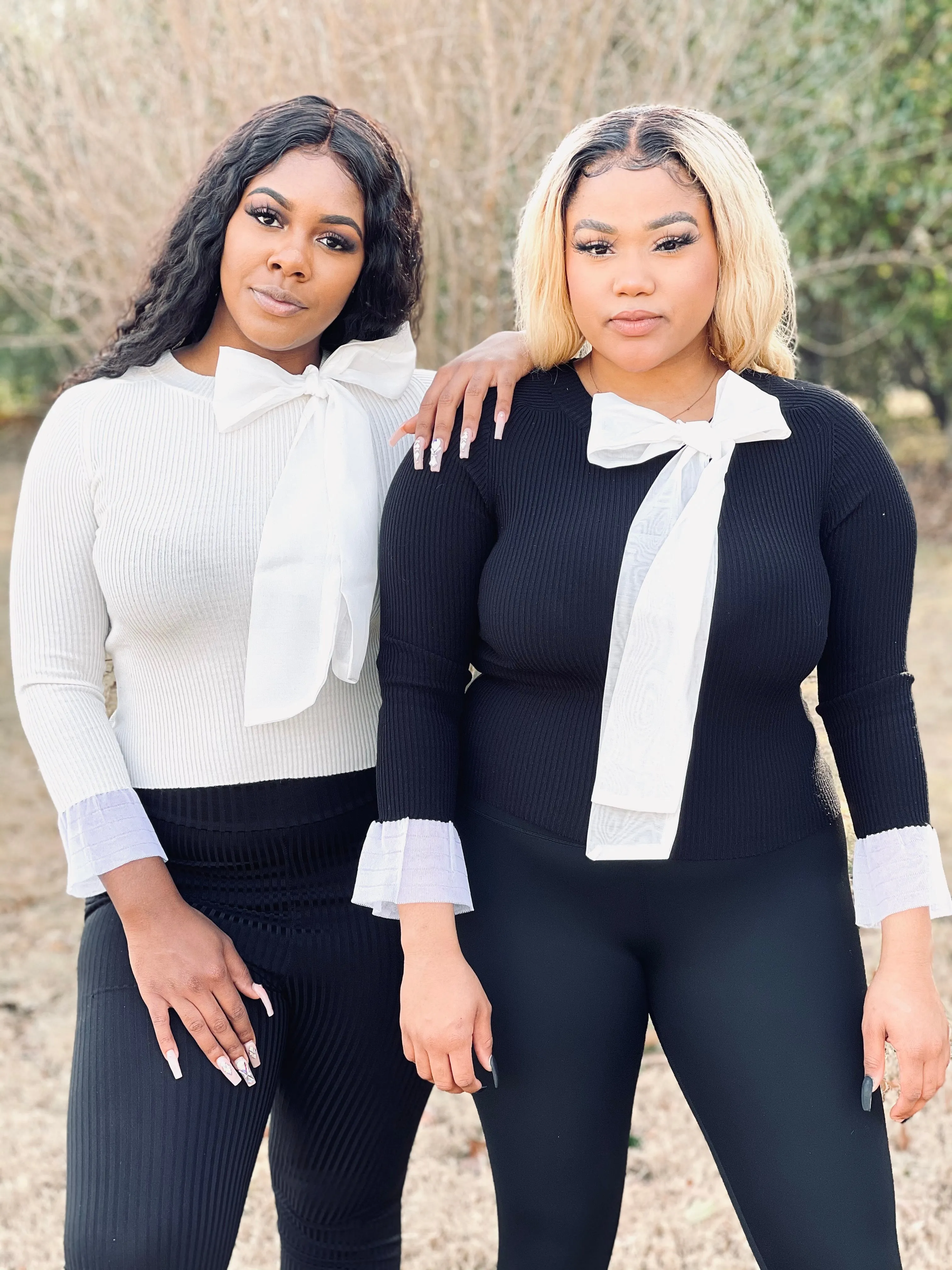 Sassyn Bowknot Sweater