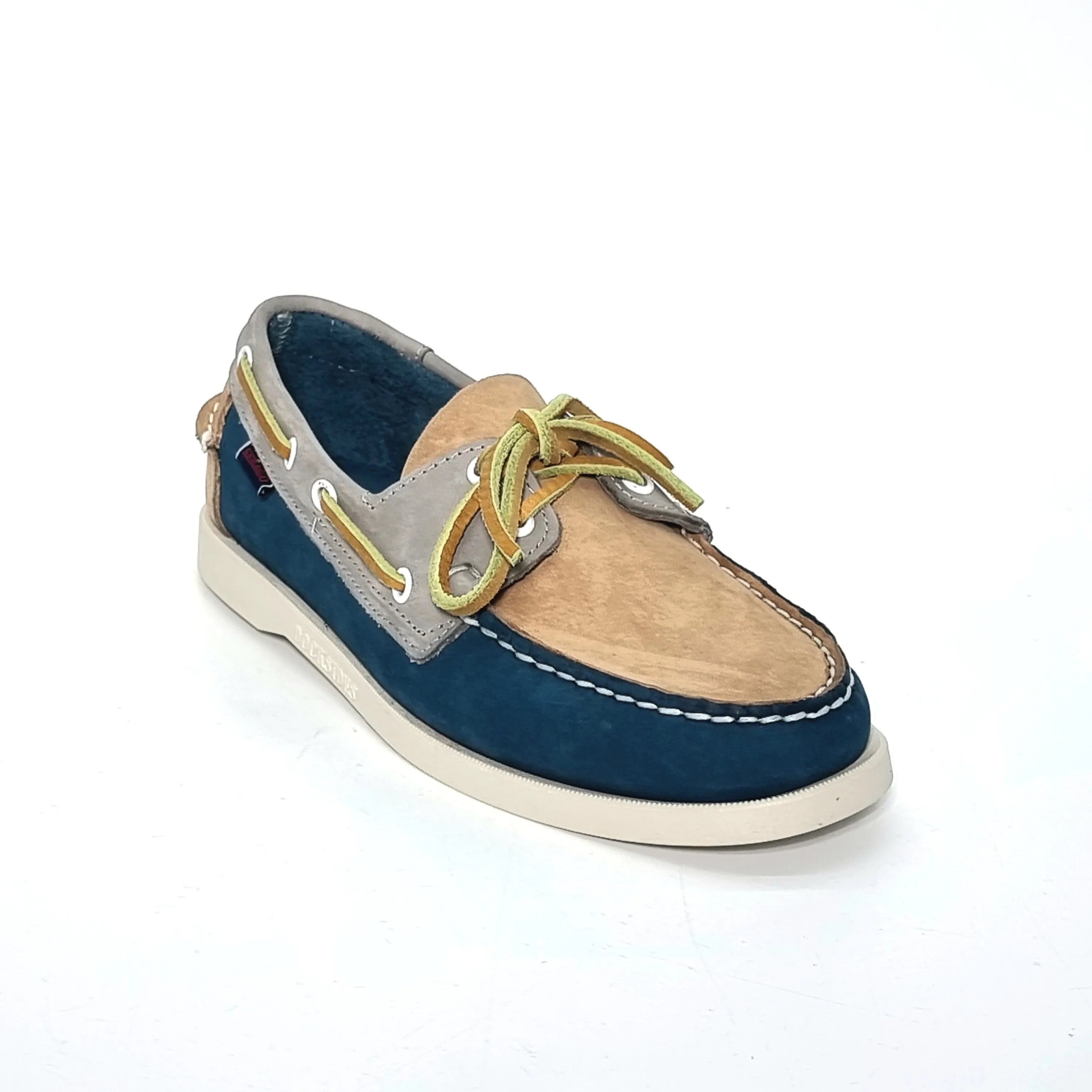 SEBAGO PORTLAND SPINAKKER BLUE/CAMEL/GREY