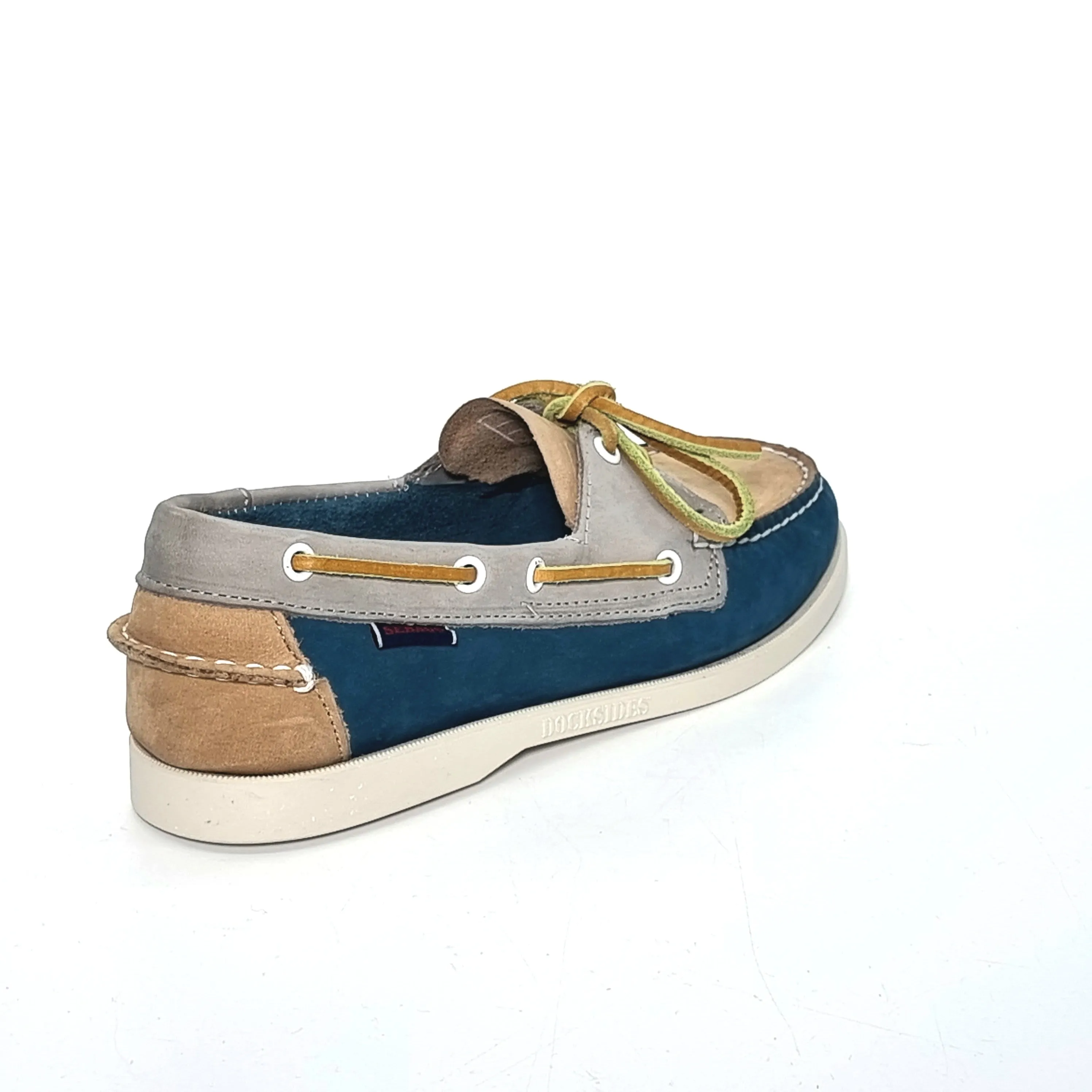 SEBAGO PORTLAND SPINAKKER BLUE/CAMEL/GREY