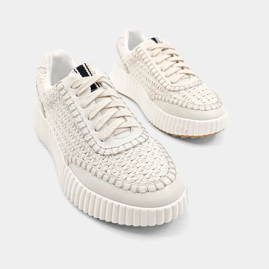Selina Shoes In Bone Woven