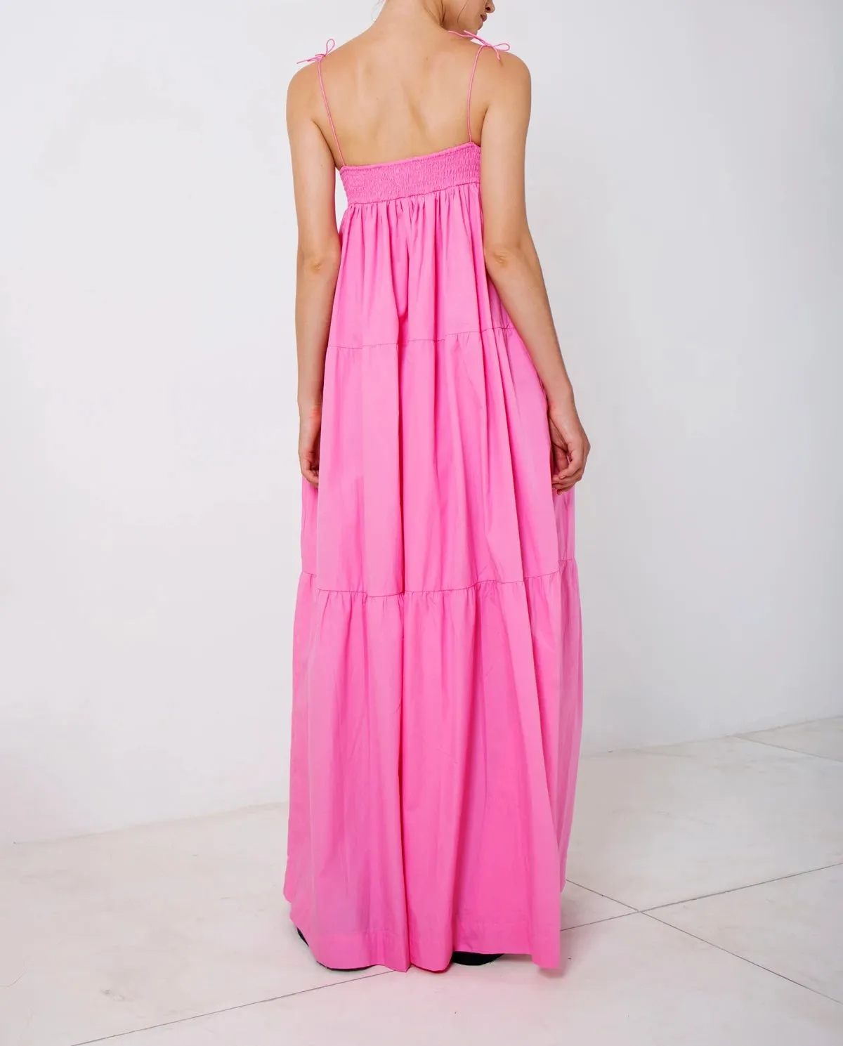 SHIRRED MAXI