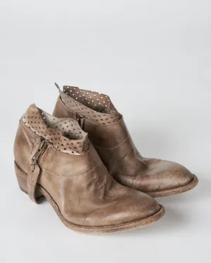 short boot - ecru