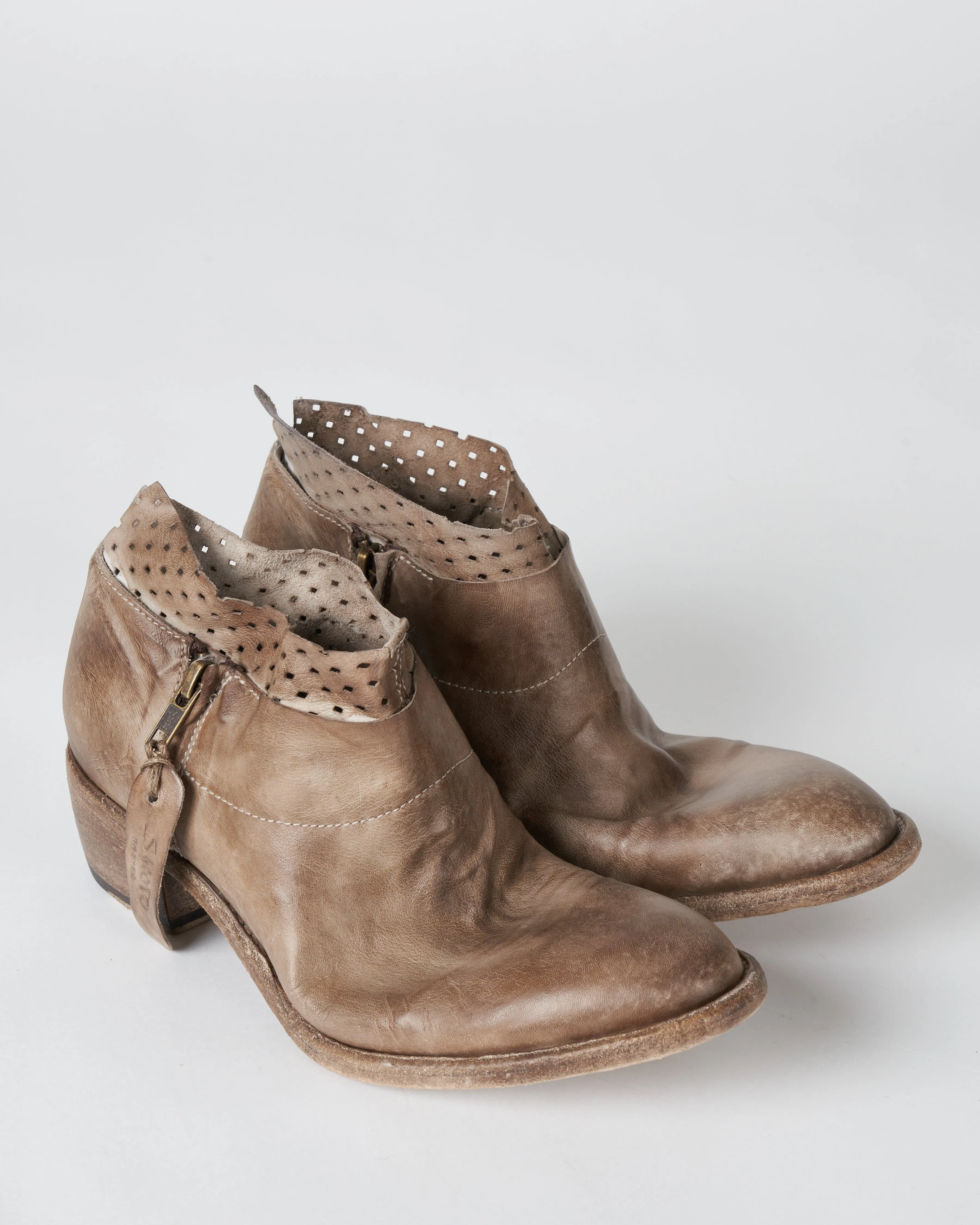 short boot - ecru