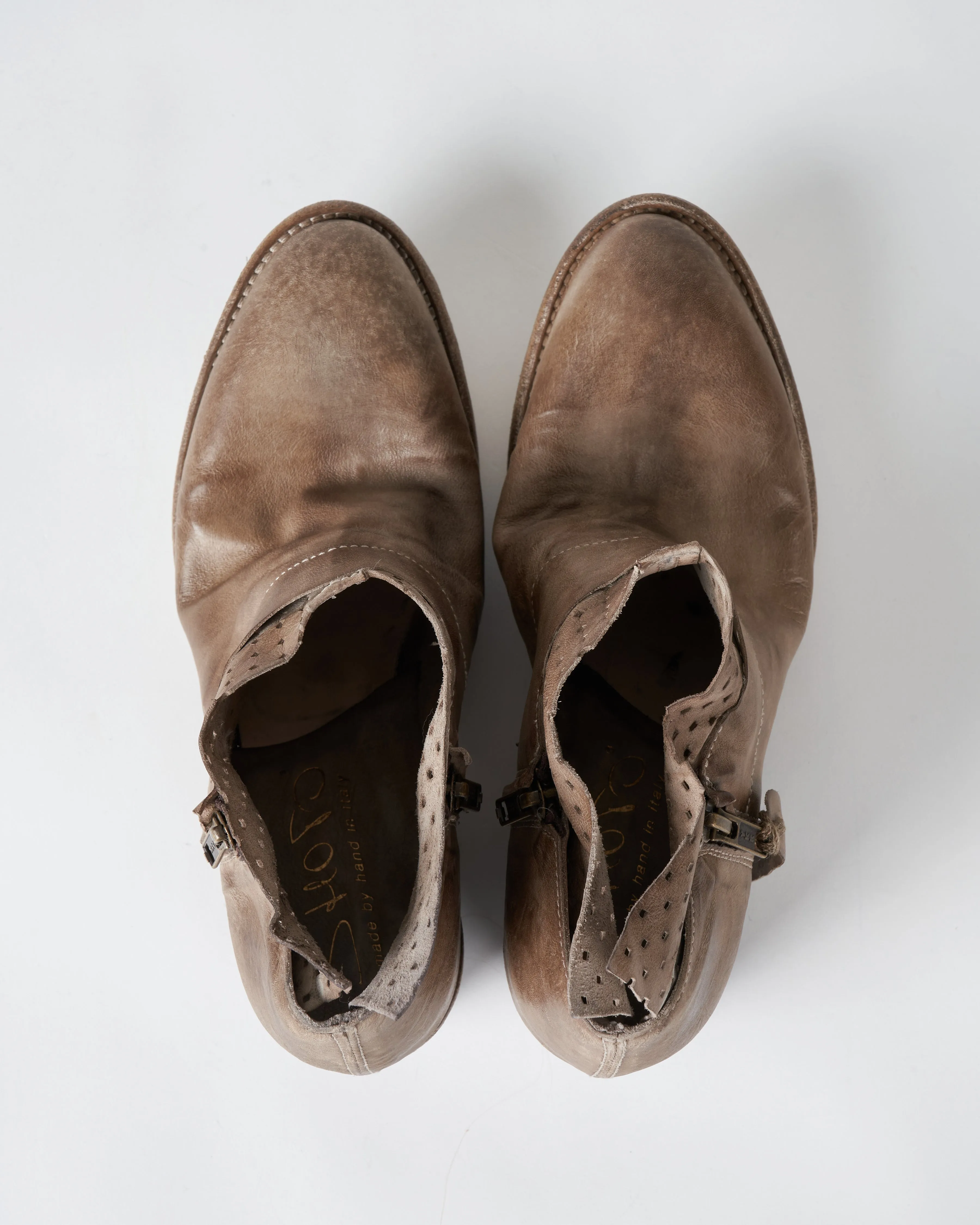 short boot - ecru