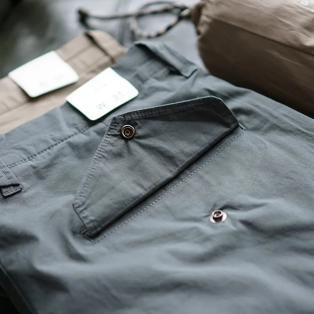 Simple Men's Thin Quick-Drying Stretch Casual Pencil Pants - Slim Straight Business Trousers