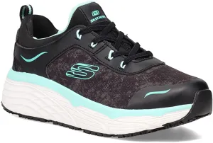 Skechers Women's Work Max Cushioning Elite SR - Rastip Sneaker 108036 BKTL