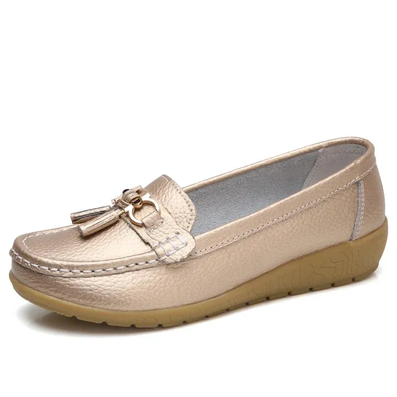 Slip-On Loafers for Women - Ballet Flats, Moccasins, Casual Sneakers, Zapatos Mujer, Flat Shoes for Women