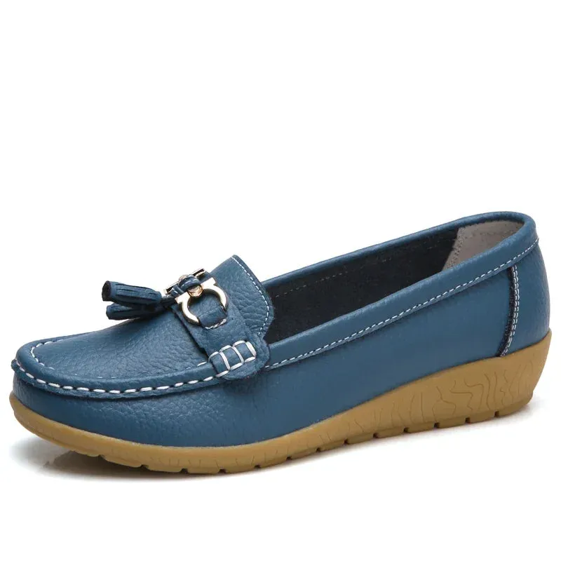 Slip-On Loafers for Women - Ballet Flats, Moccasins, Casual Sneakers, Zapatos Mujer, Flat Shoes for Women