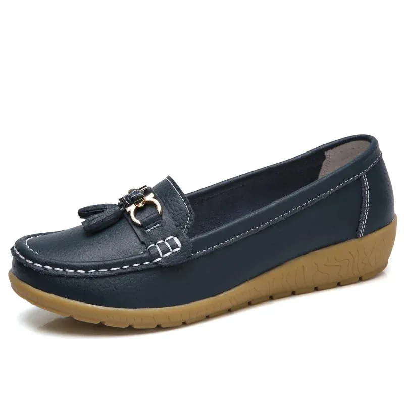 Slip-On Loafers for Women - Ballet Flats, Moccasins, Casual Sneakers, Zapatos Mujer, Flat Shoes for Women