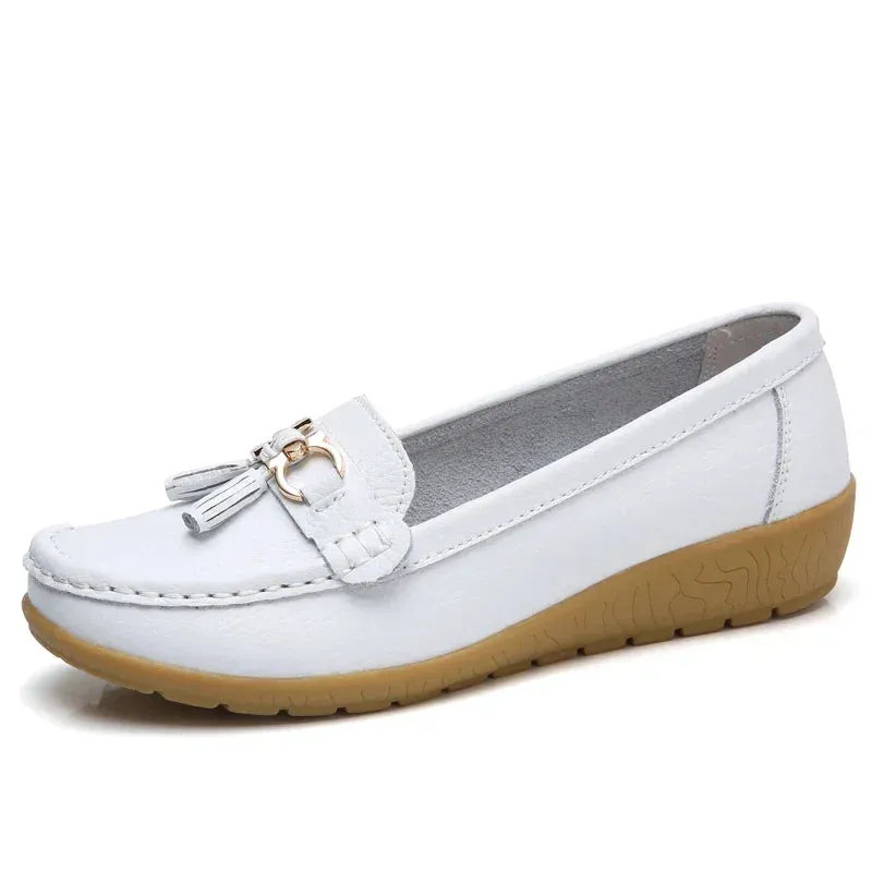 Slip-On Loafers for Women - Ballet Flats, Moccasins, Casual Sneakers, Zapatos Mujer, Flat Shoes for Women