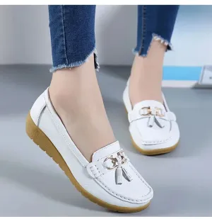 Slip-On Loafers for Women - Ballet Flats, Moccasins, Casual Sneakers, Zapatos Mujer, Flat Shoes for Women