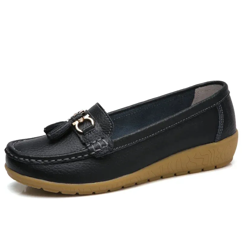 Slip-On Loafers for Women - Ballet Flats, Moccasins, Casual Sneakers, Zapatos Mujer, Flat Shoes for Women