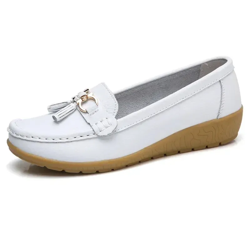 Slip-On Loafers for Women - Ballet Flats, Moccasins, Casual Sneakers, Zapatos Mujer, Flat Shoes for Women