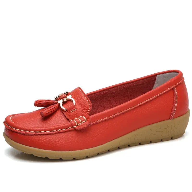 Slip-On Loafers for Women - Ballet Flats, Moccasins, Casual Sneakers, Zapatos Mujer, Flat Shoes for Women