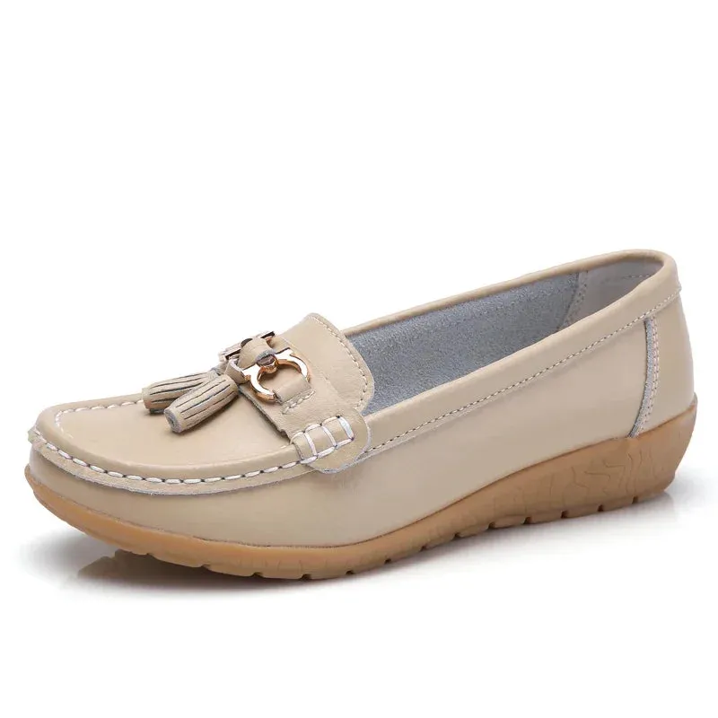 Slip-On Loafers for Women - Ballet Flats, Moccasins, Casual Sneakers, Zapatos Mujer, Flat Shoes for Women