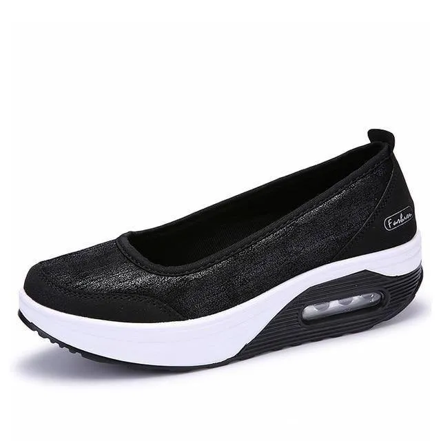 Sneakers Flats Loafers Sweet Shallow Comfort Moccasins Slip-on Platform Ballet Ladies Vulcanized Shoes Ladies New