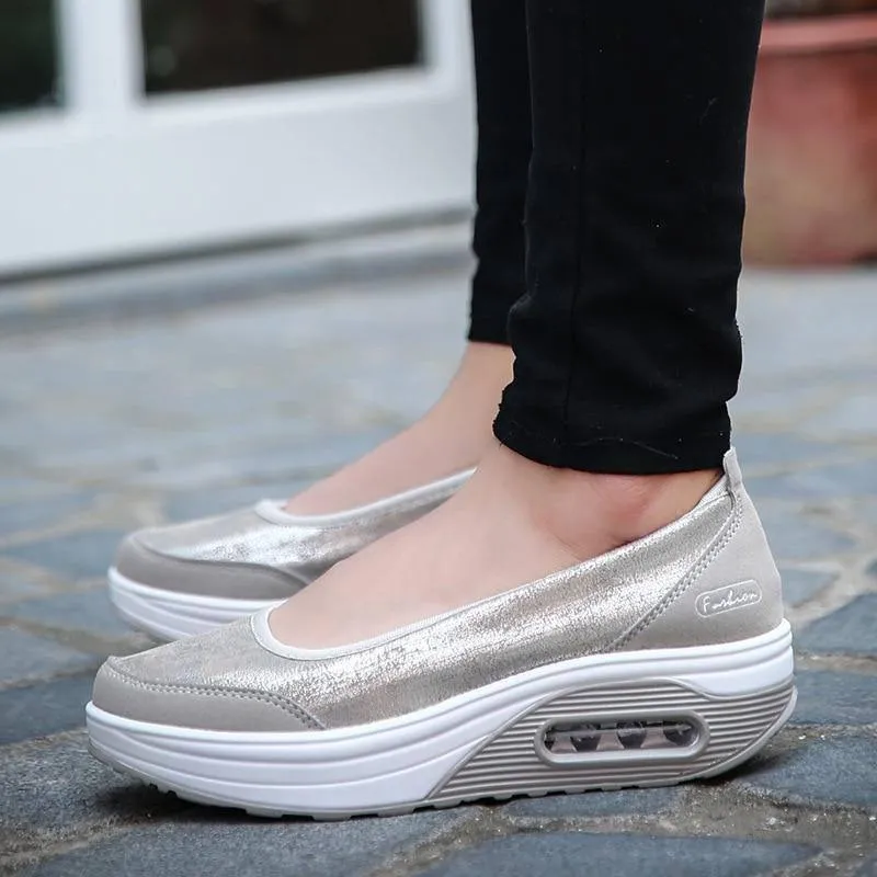 Sneakers Flats Loafers Sweet Shallow Comfort Moccasins Slip-on Platform Ballet Ladies Vulcanized Shoes Ladies New