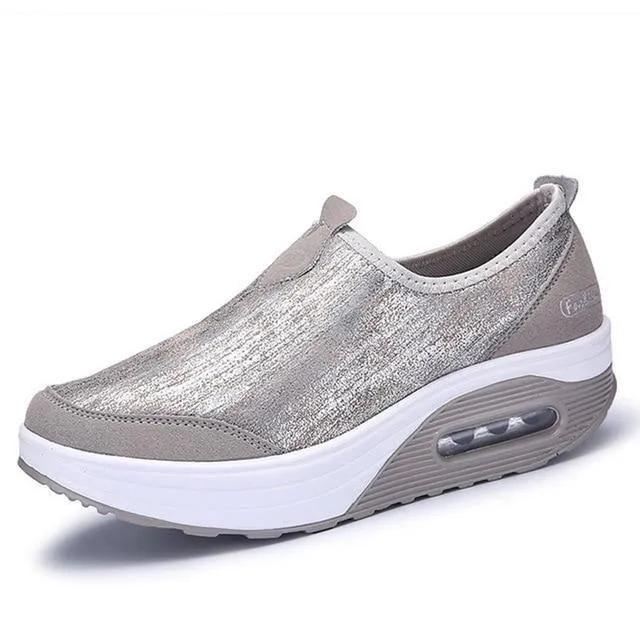 Sneakers Flats Loafers Sweet Shallow Comfort Moccasins Slip-on Platform Ballet Ladies Vulcanized Shoes Ladies New